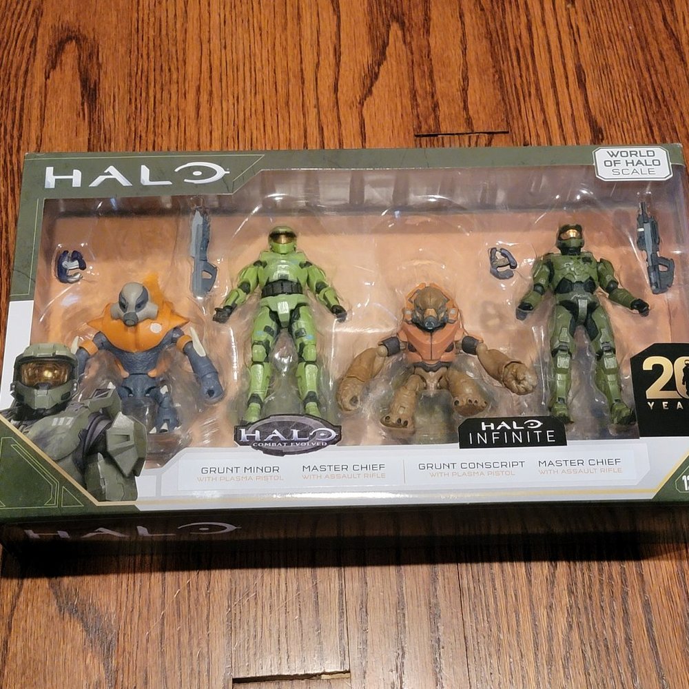World of Halo 20th Anniversary Action Figure Multipack - 12 Pieces - SEALED NEW